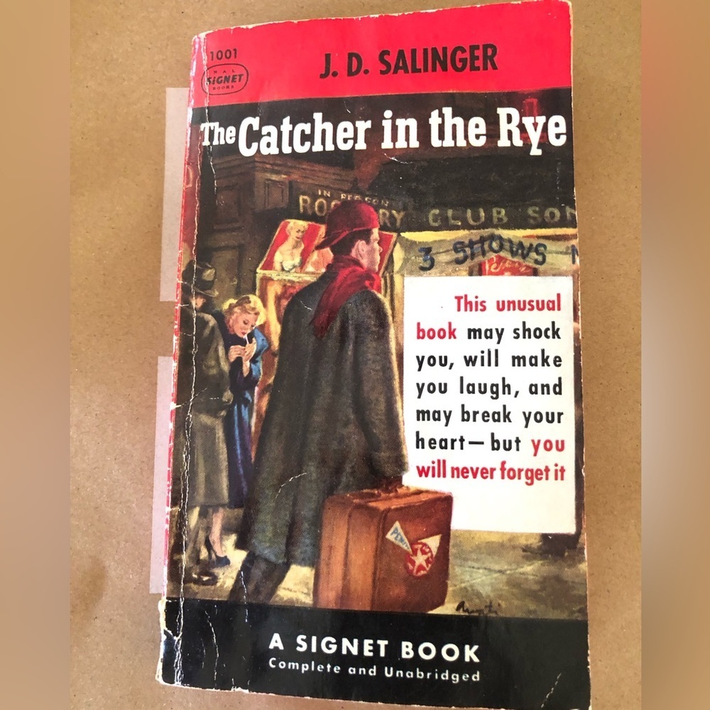 vtg Catcher in the Rye By JD Salinger Soft Cover Book